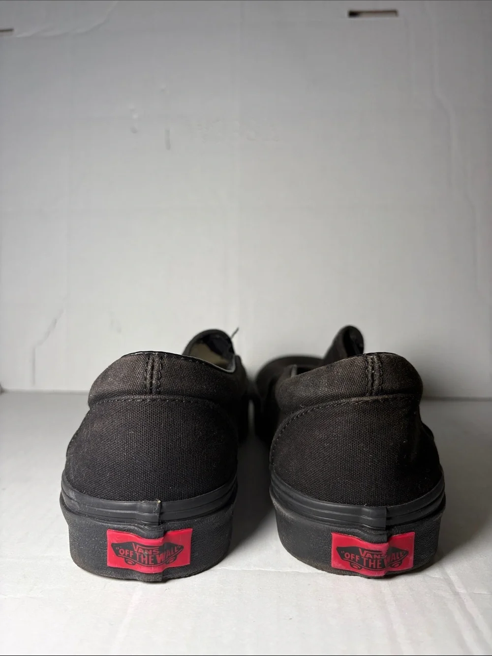 Vans Slip-On Canvas Shoes in Black Size 6
